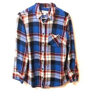 Red, White, and Blue Button-up